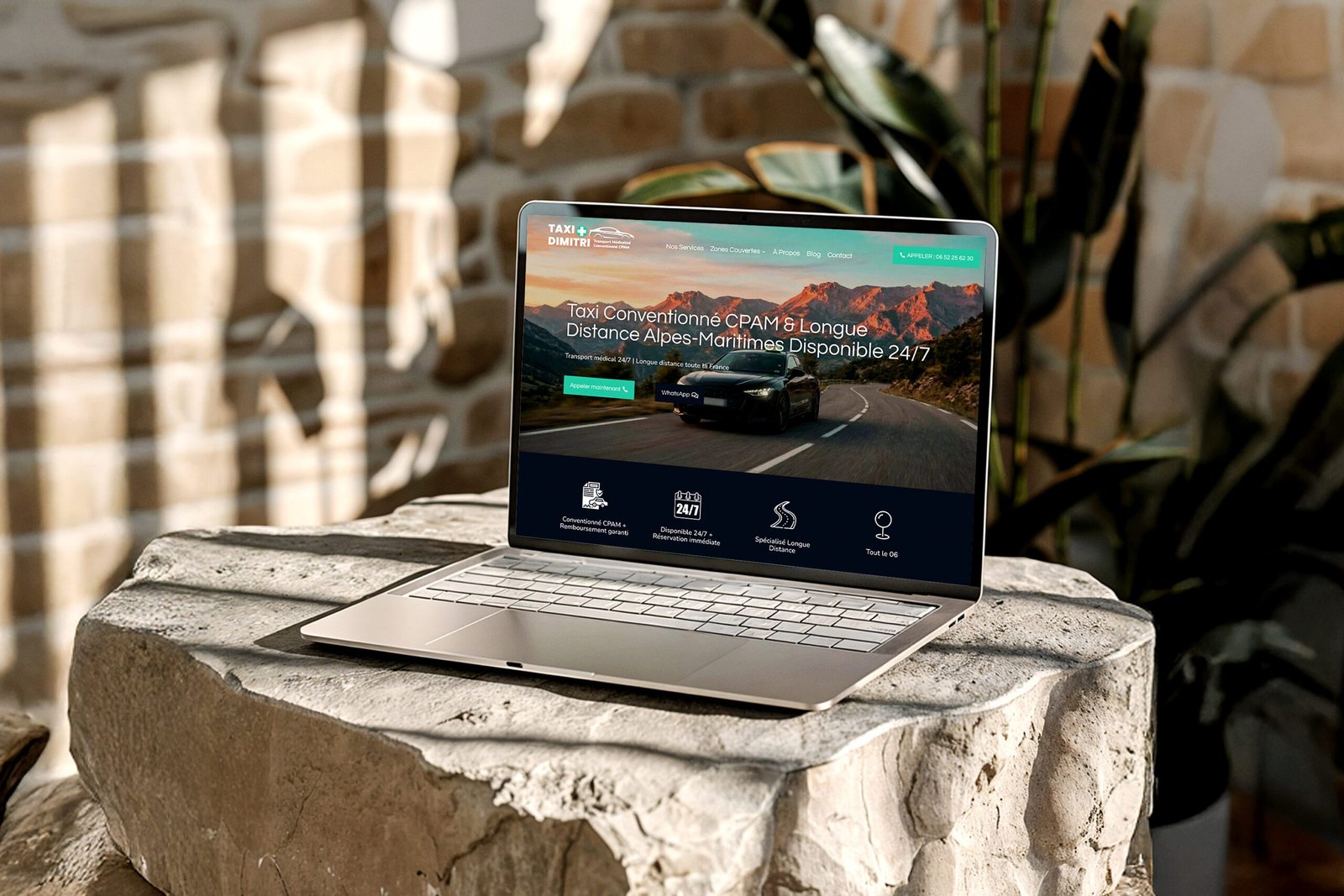 Brand Identity & Website — Taxi Dimitri